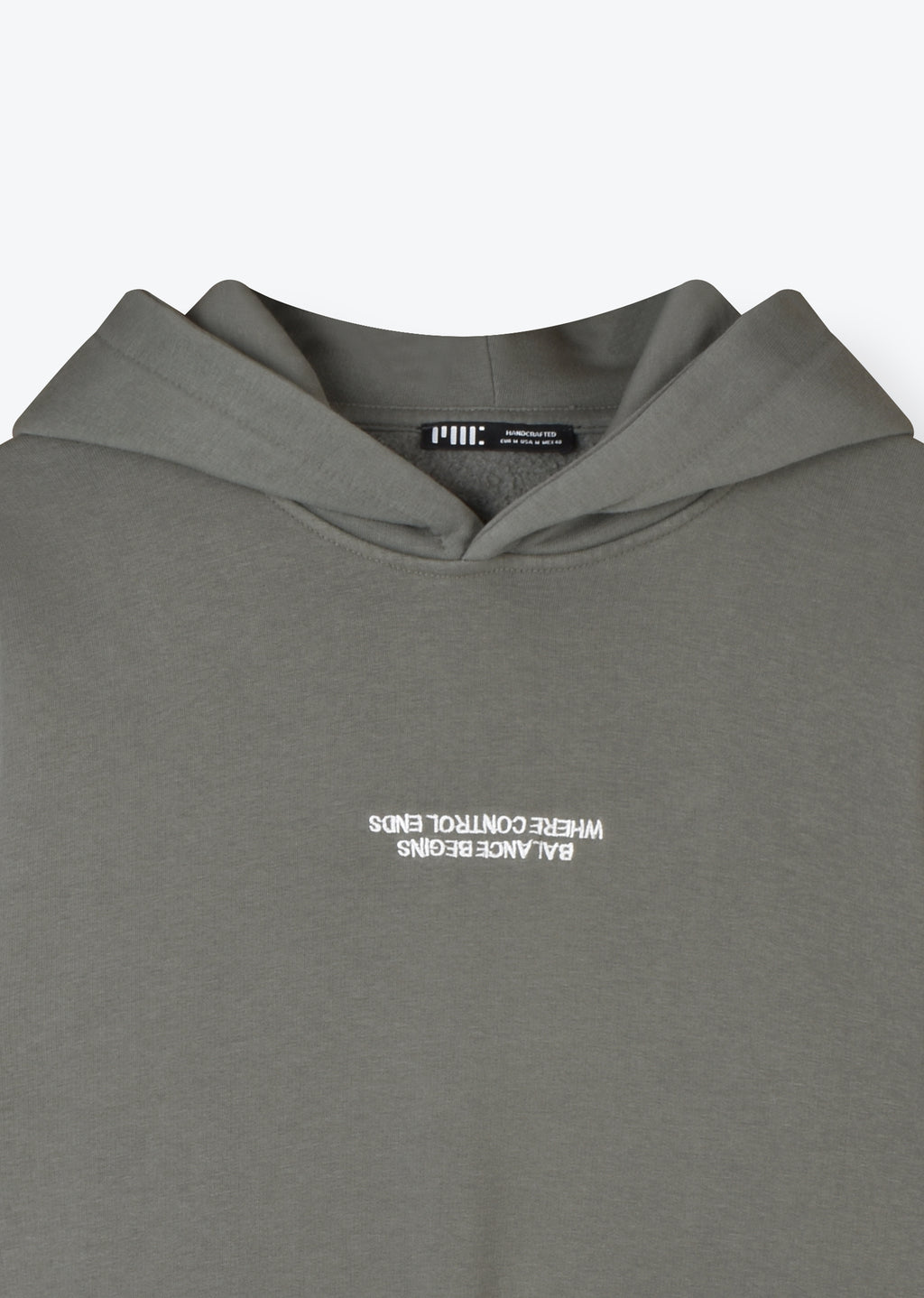 WASHED EMBROIDERED HOODIE