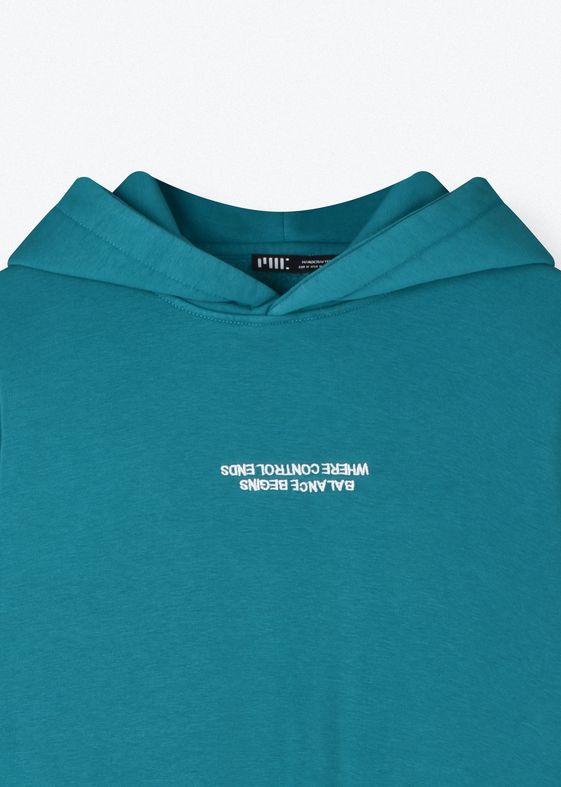 WASHED EMBROIDERED HOODIE