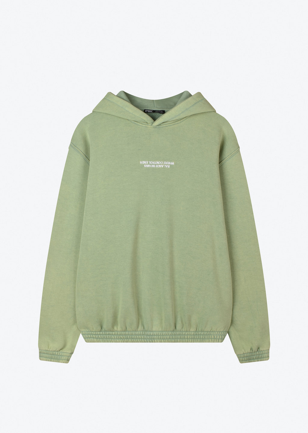 WASHED EMBROIDERED HOODIE