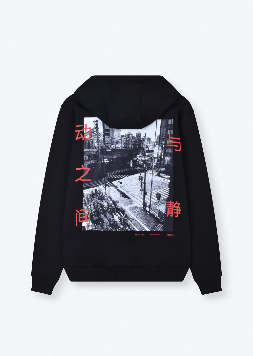 PRINTED PATCH HOODIE