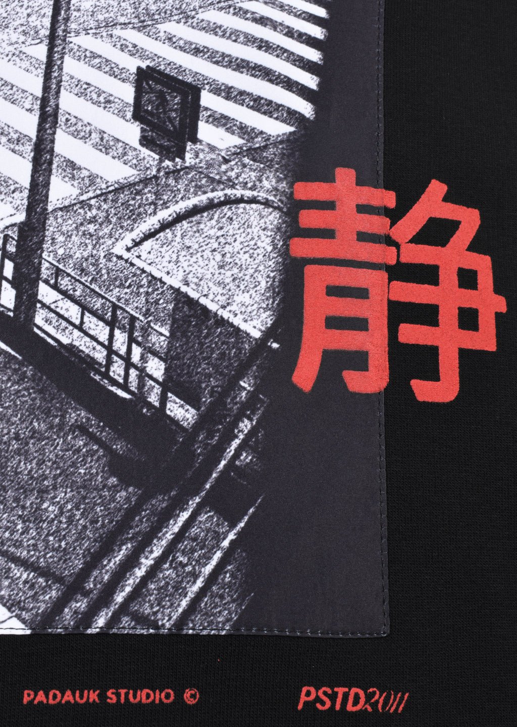 PRINTED PATCH HOODIE