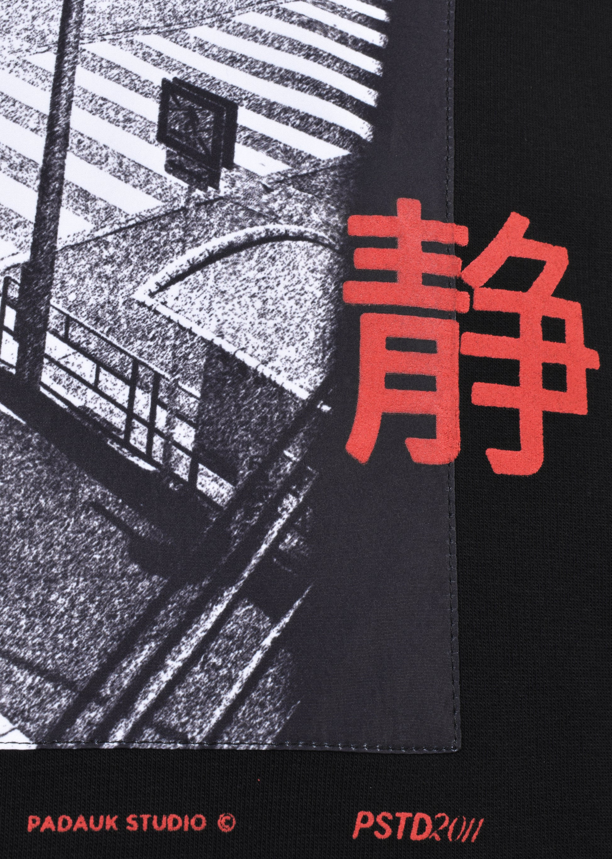 PRINTED PATCH HOODIE