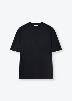 EMBROIDERED BOXY-FIT T-SHIRT