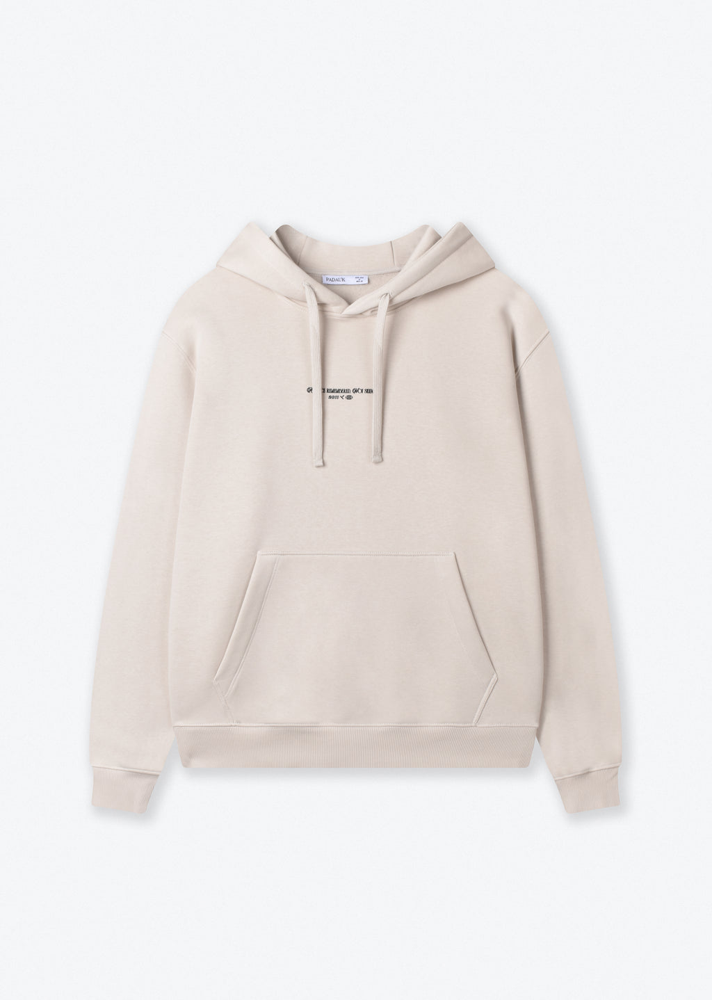 PRINTED PATCH BOXYFIT HOODIE