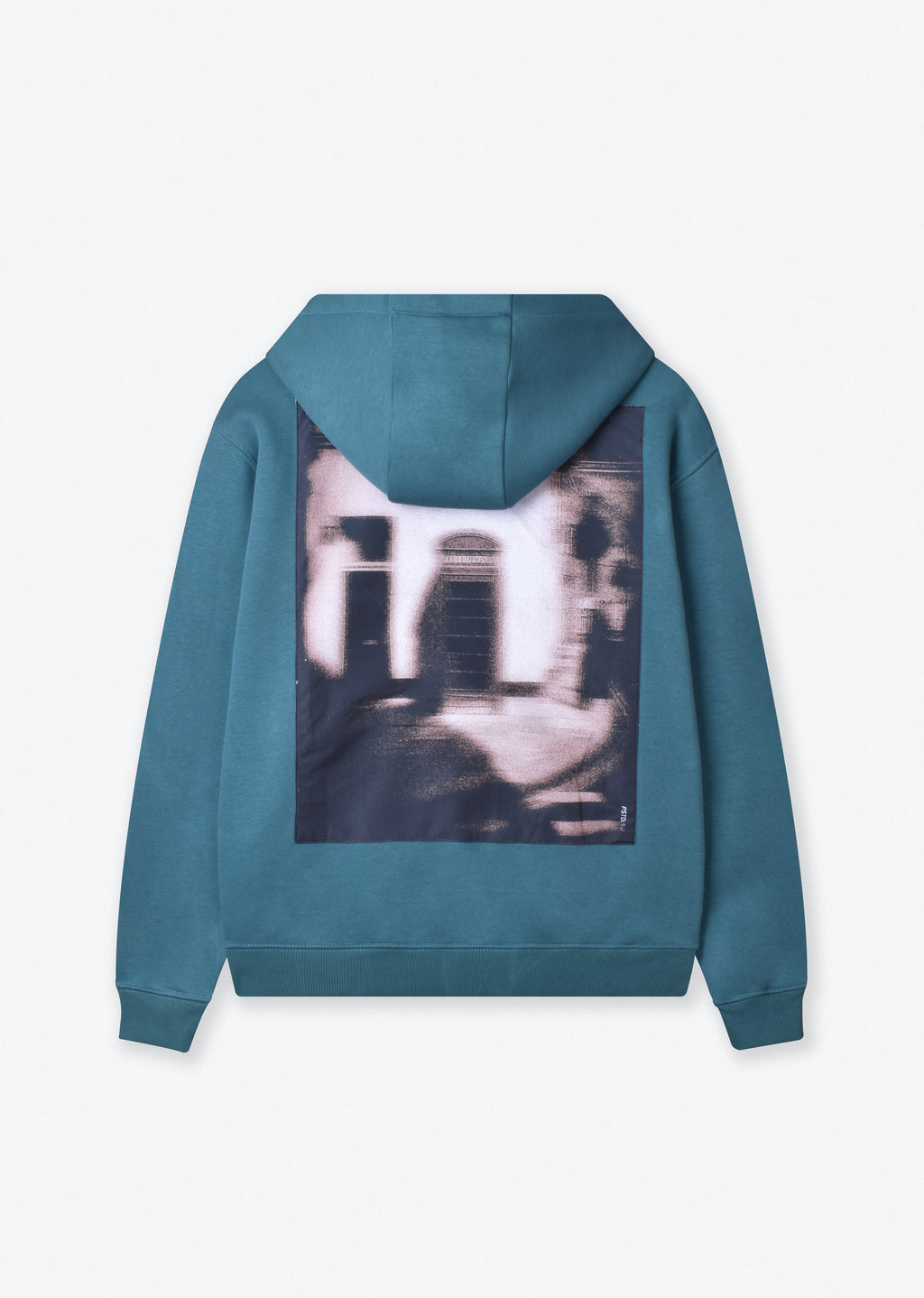 PRINTED PATCH BOXYFIT HOODIE