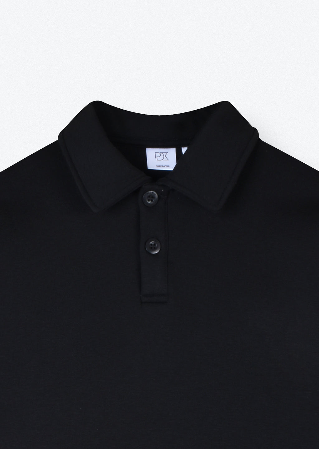 POLO COLLAR SWEATSHIRT