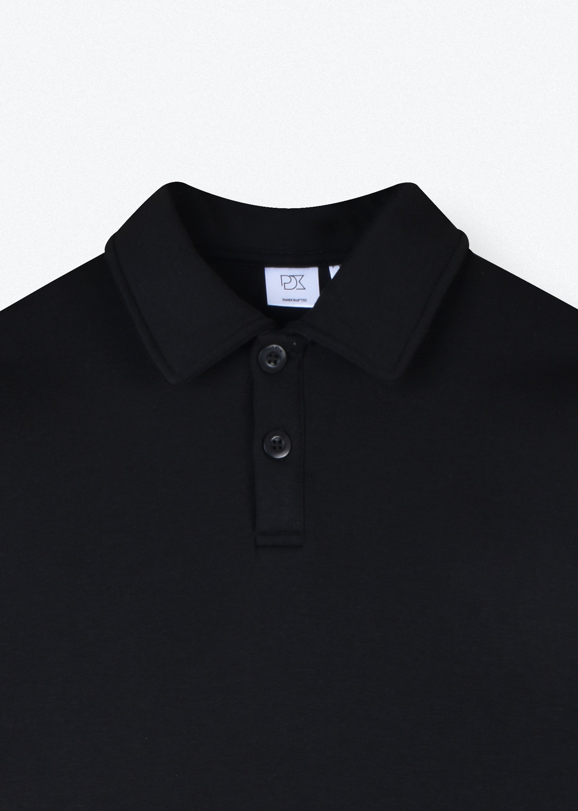 POLO COLLAR SWEATSHIRT