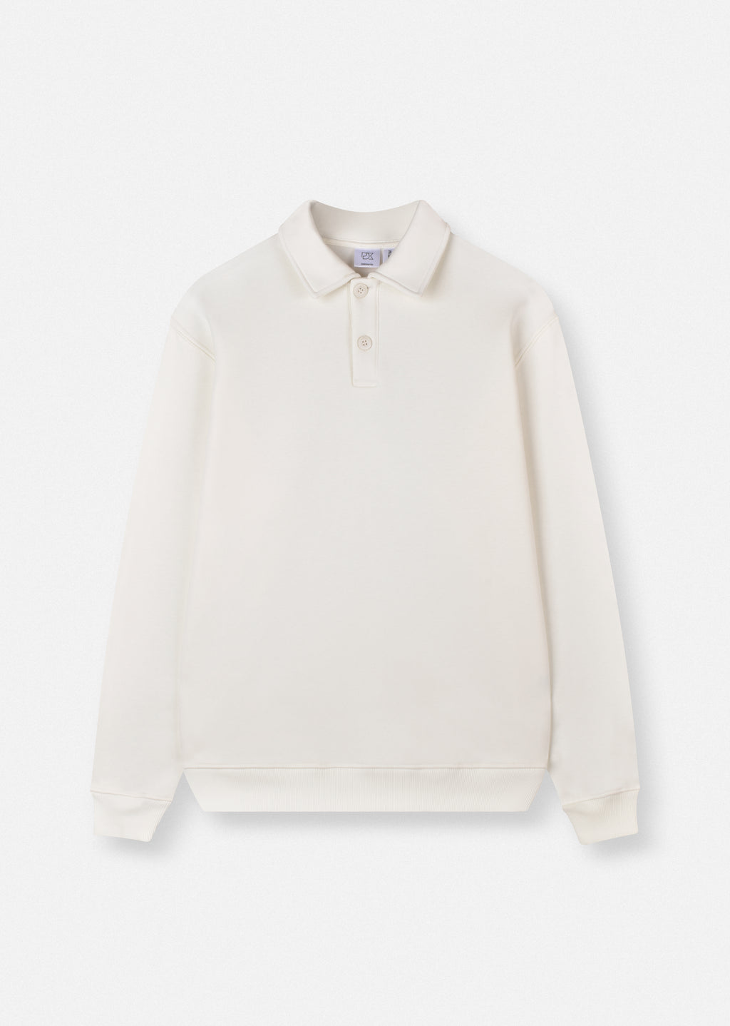 POLO COLLAR SWEATSHIRT