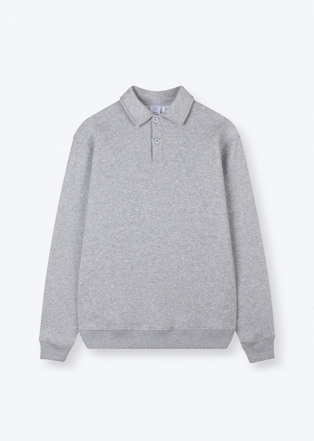 POLO COLLAR SWEATSHIRT