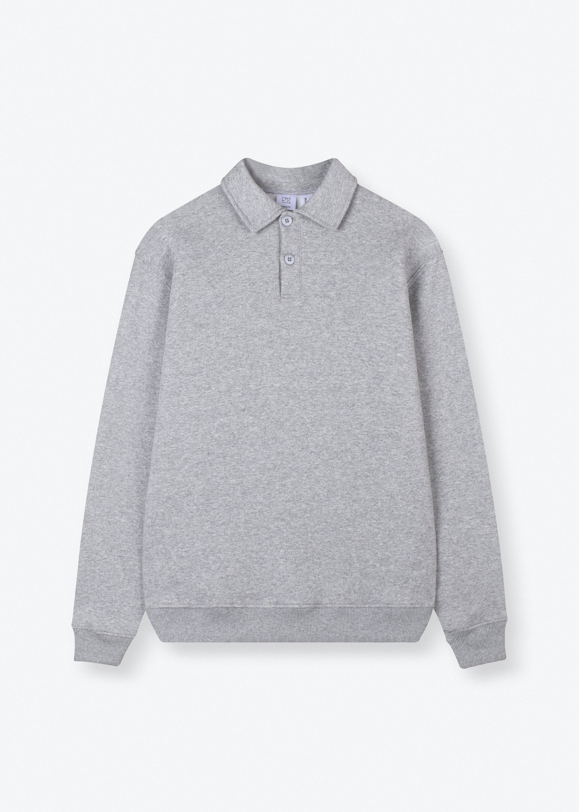 POLO COLLAR SWEATSHIRT