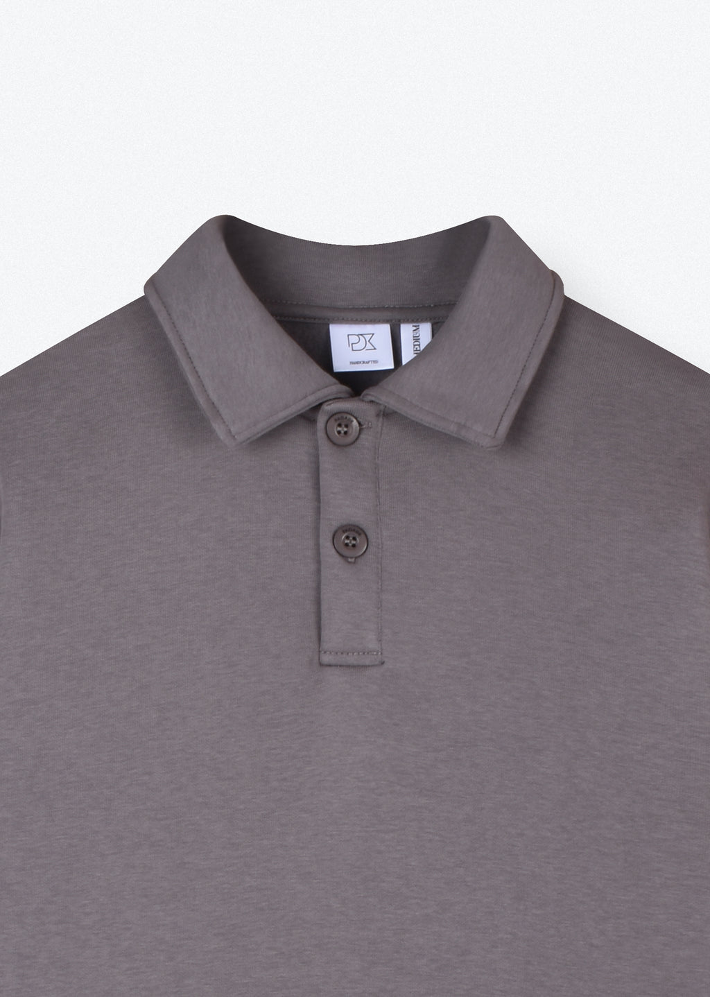 POLO COLLAR SWEATSHIRT