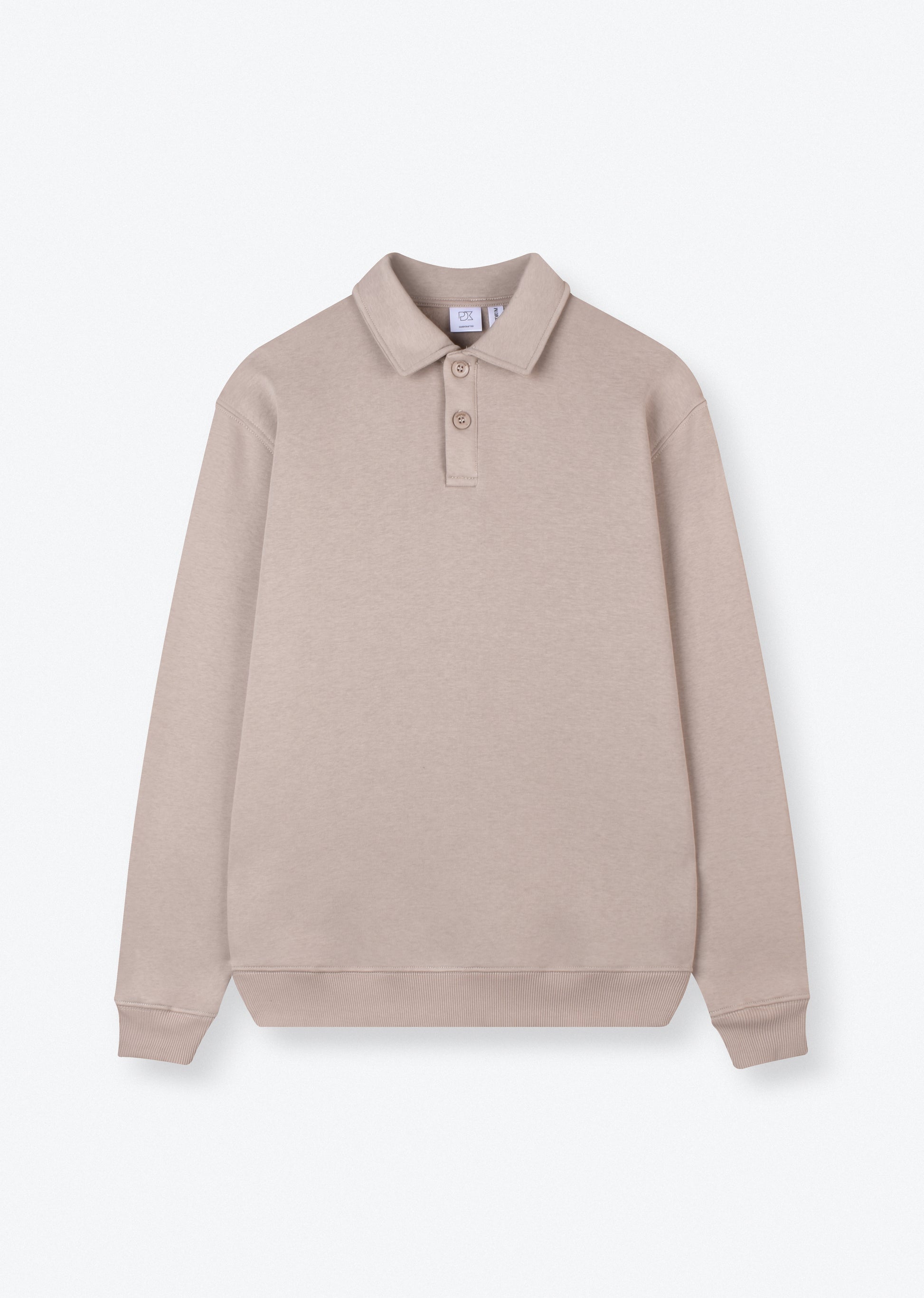 POLO COLLAR SWEATSHIRT