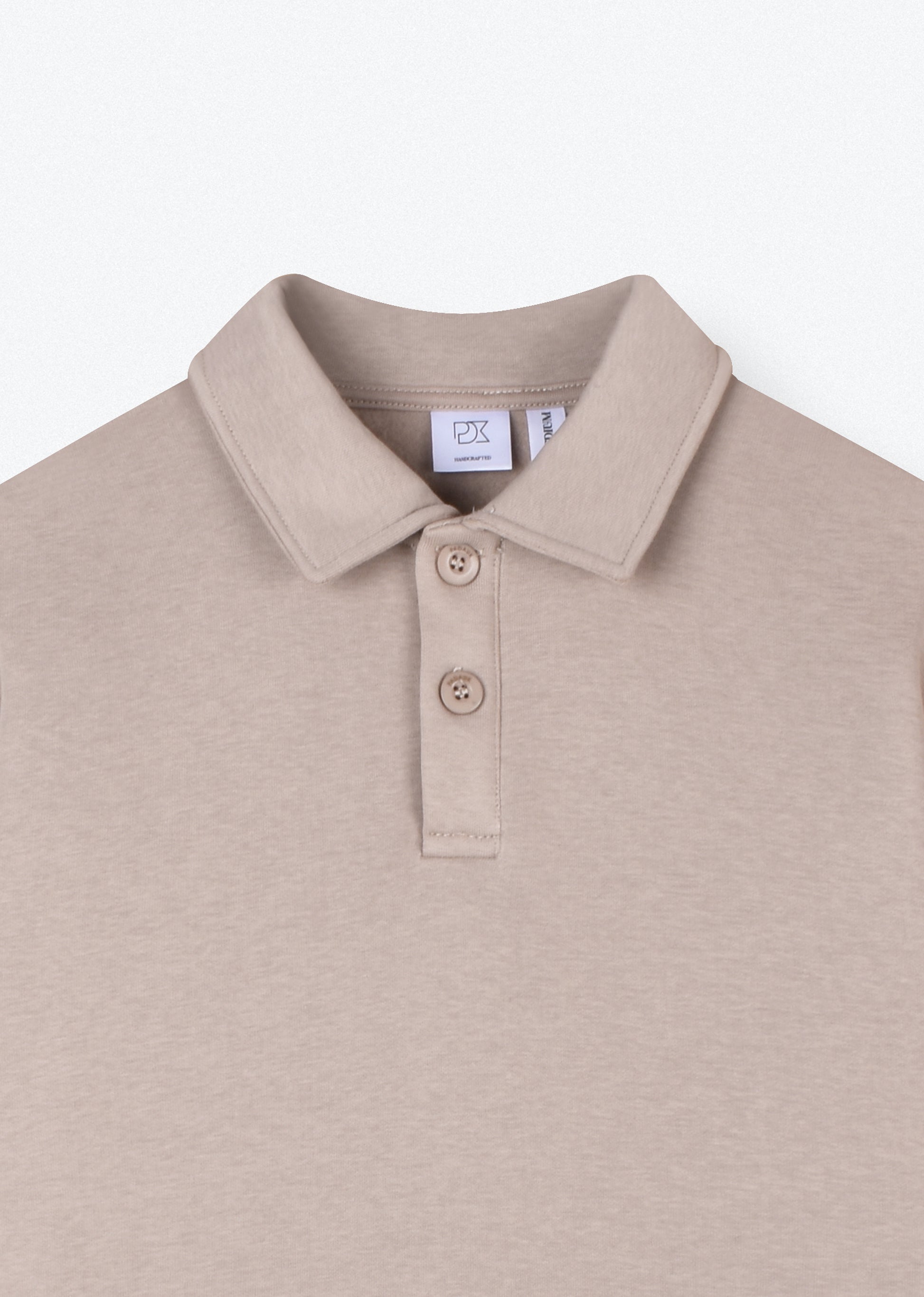 POLO COLLAR SWEATSHIRT
