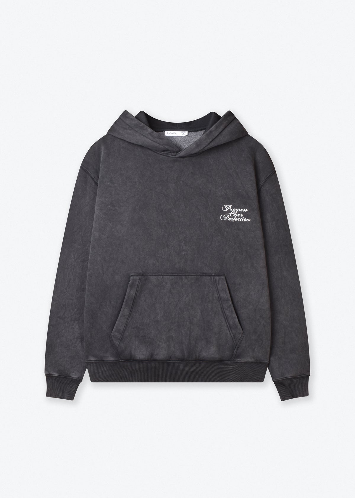 WASHED BOXY-FIT HOODIE