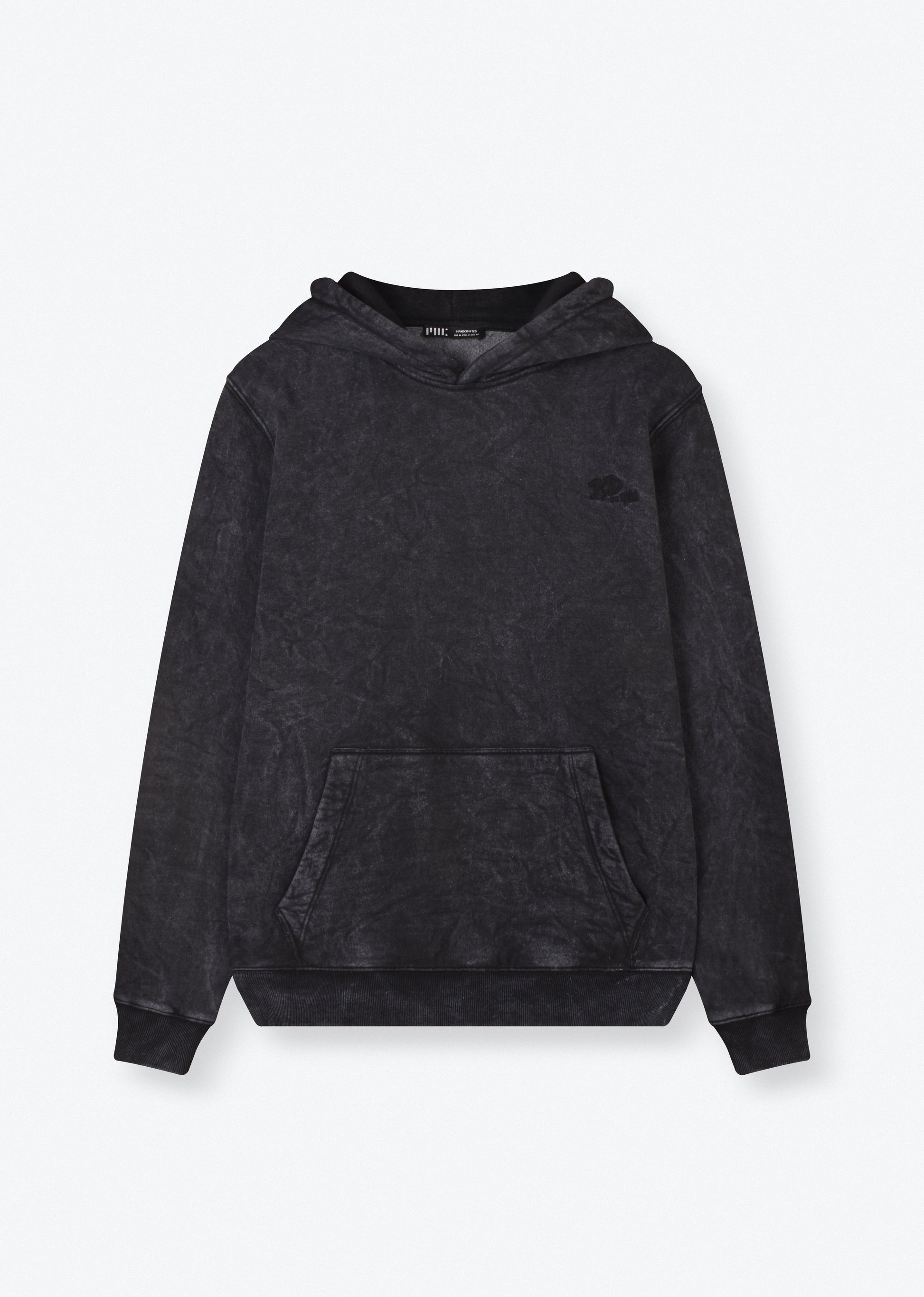 WASHED EMBROIDERED HOODIE