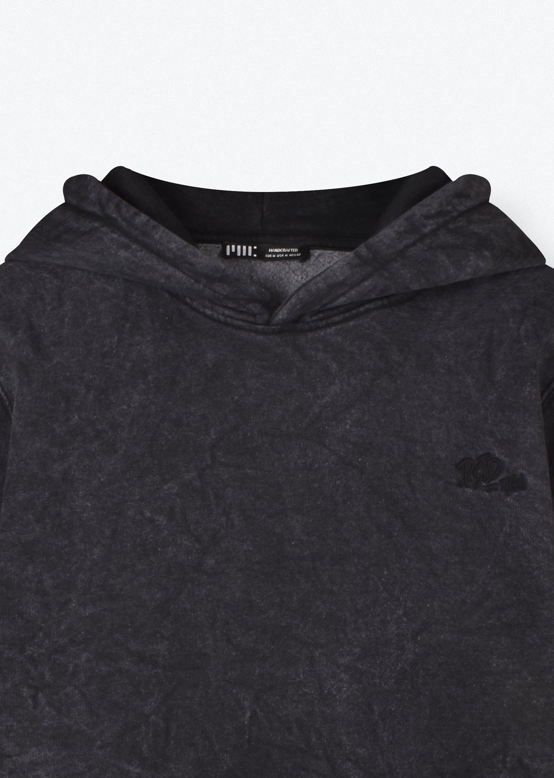 WASHED EMBROIDERED HOODIE