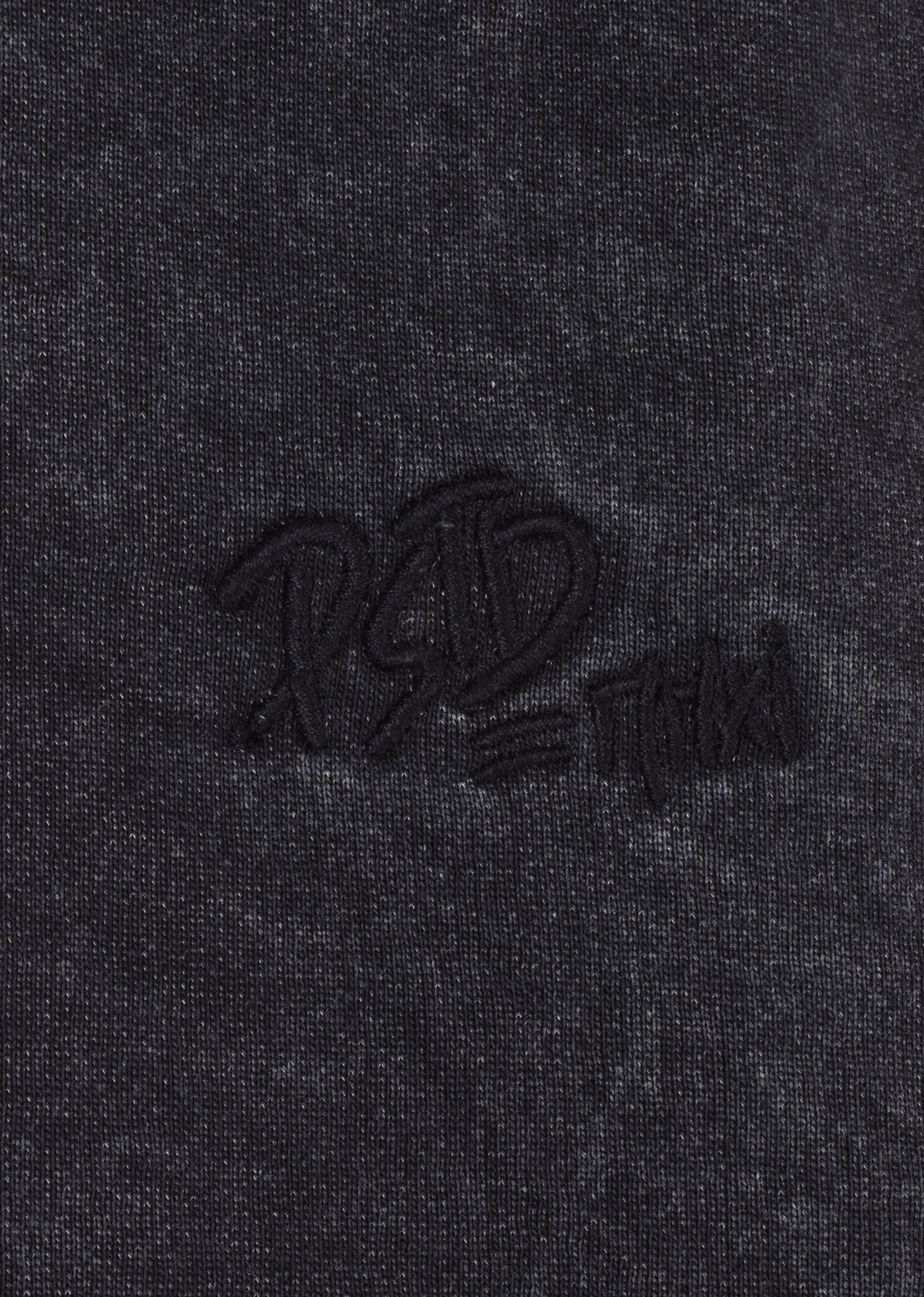 WASHED EMBROIDERED HOODIE