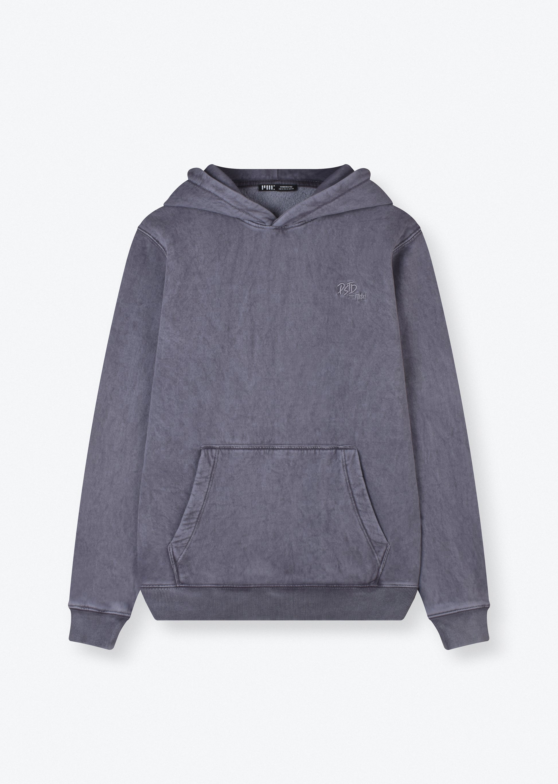 WASHED EMBROIDERED HOODIE