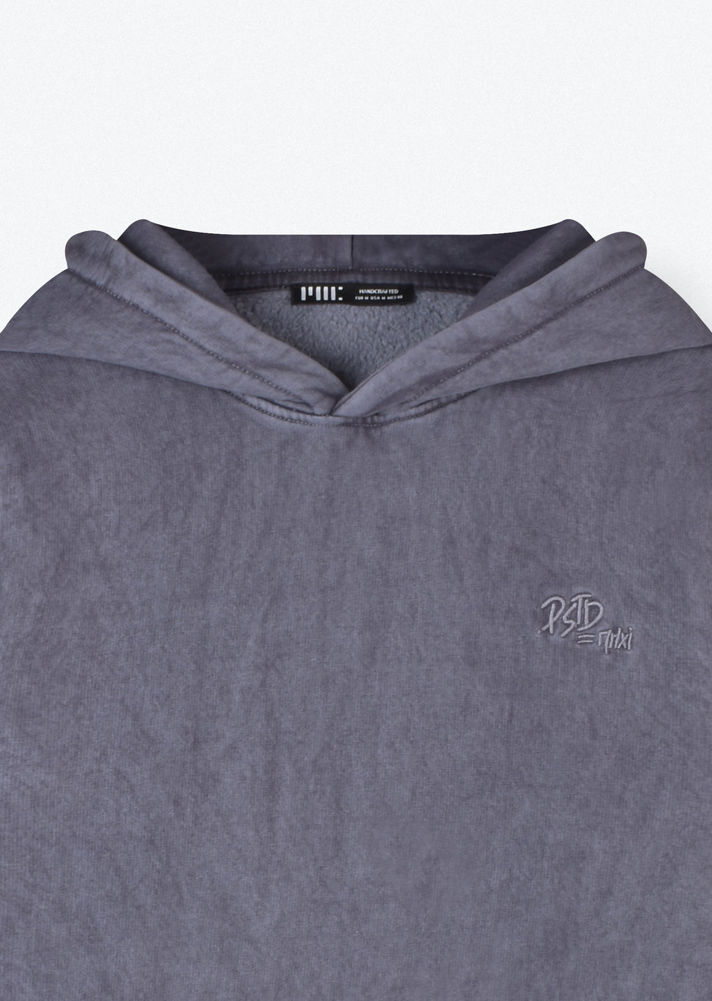 WASHED EMBROIDERED HOODIE