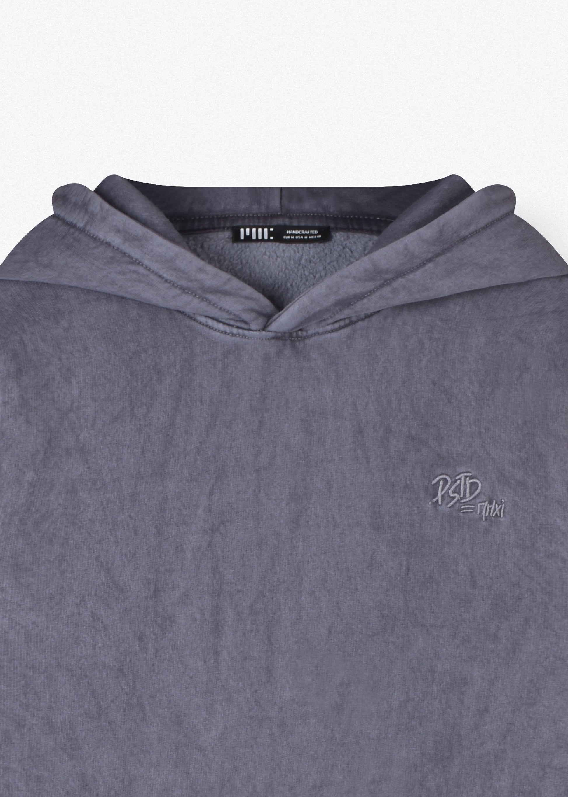 WASHED EMBROIDERED HOODIE