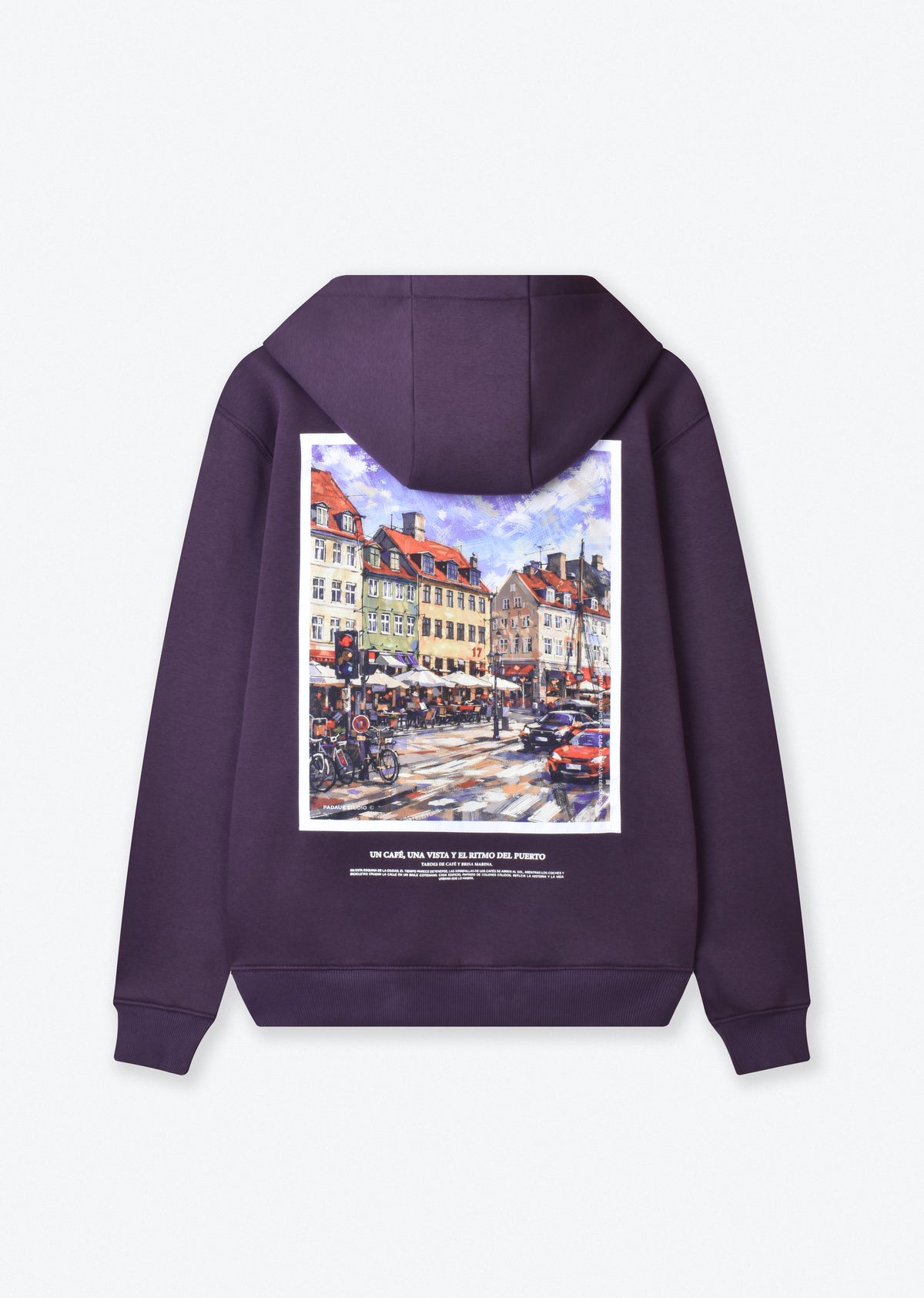 PRINTED PATCH OVERSIZE HOODIE