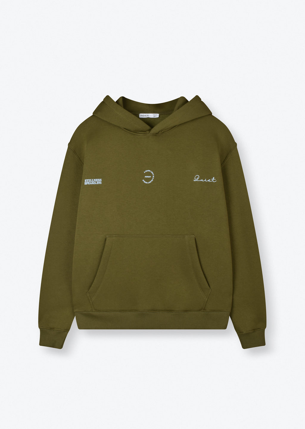 PRINTED PATCH BOXYFIT HOODIE