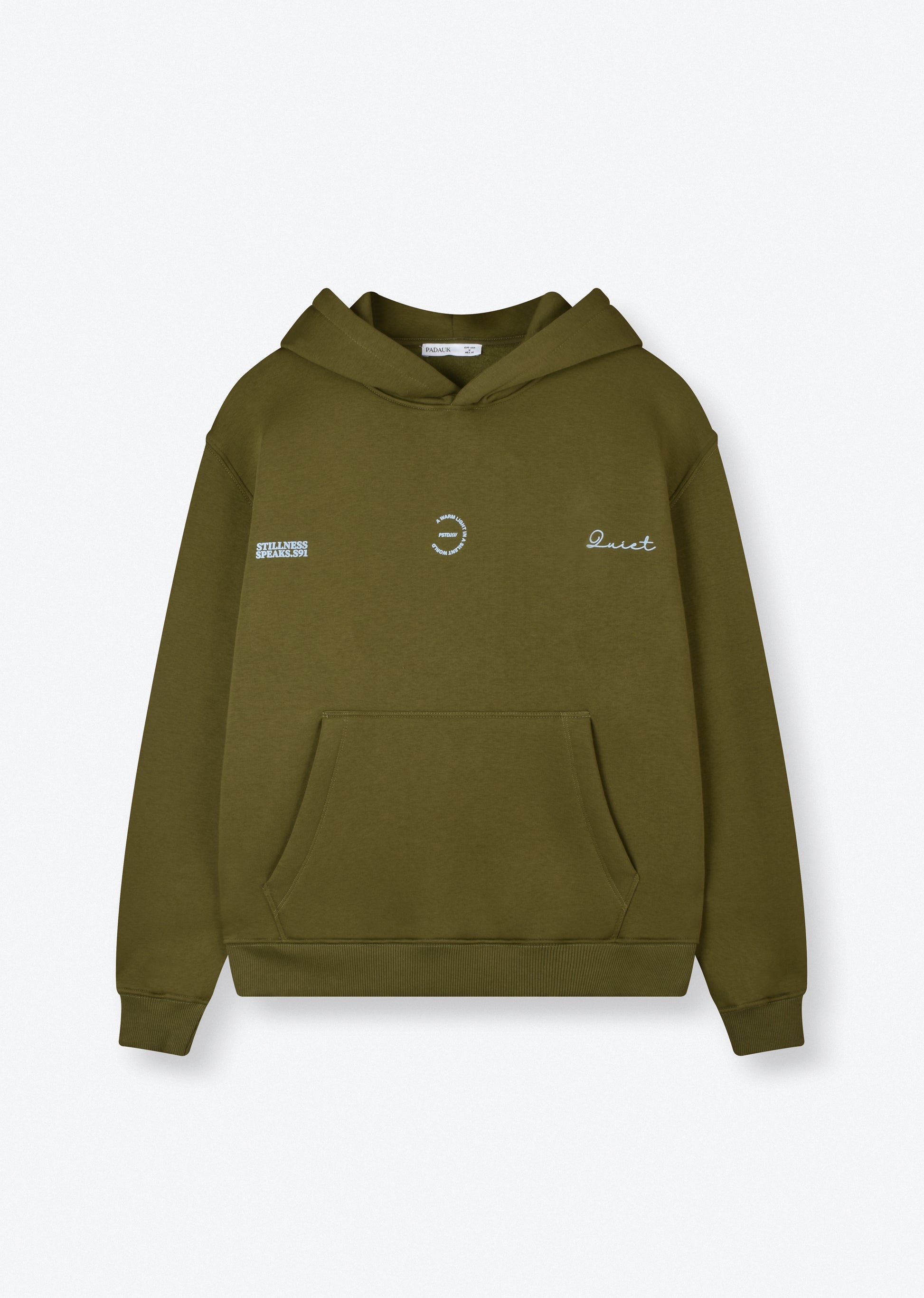 PRINTED PATCH BOXYFIT HOODIE