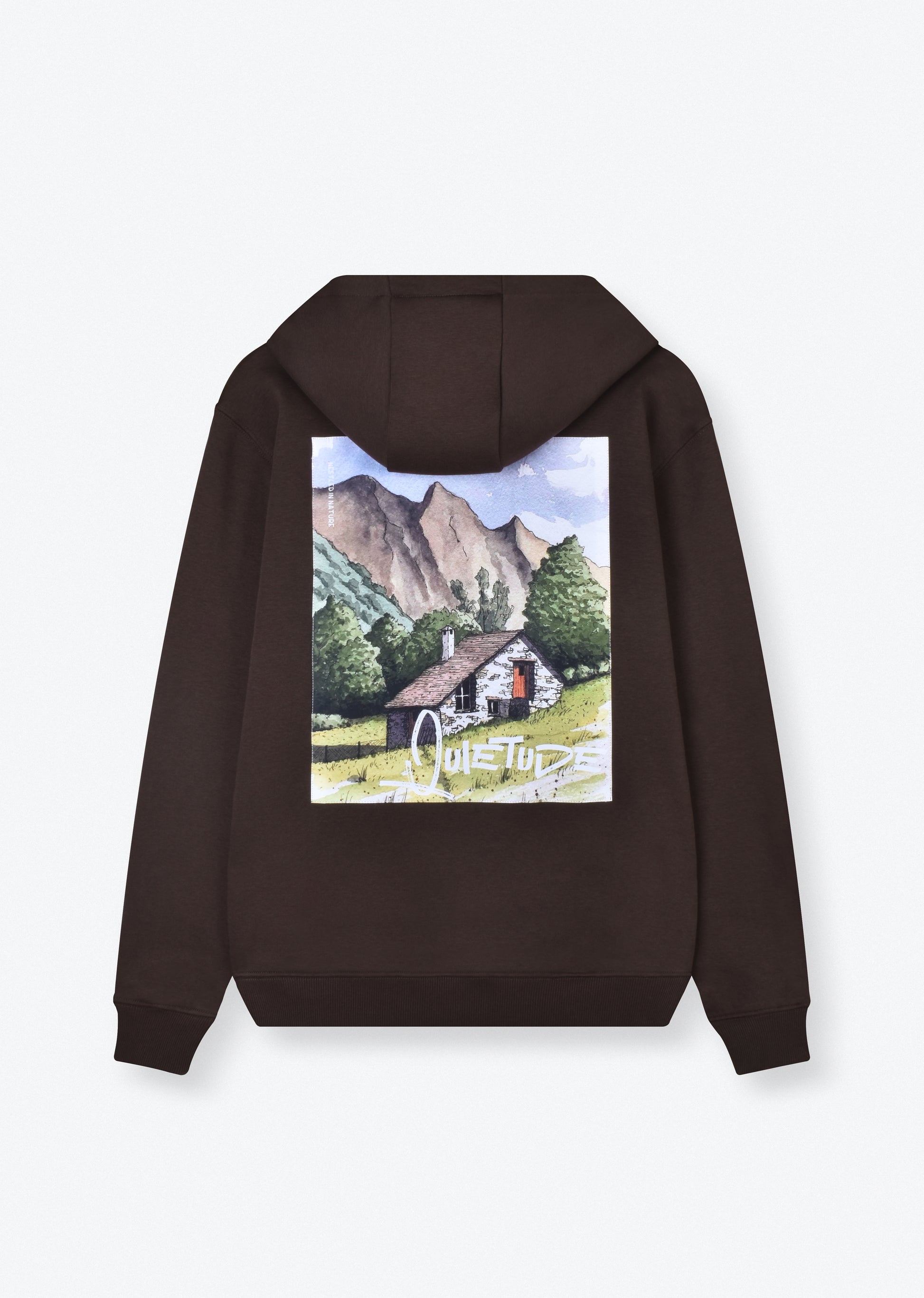 PRINTED PATCH HOODIE