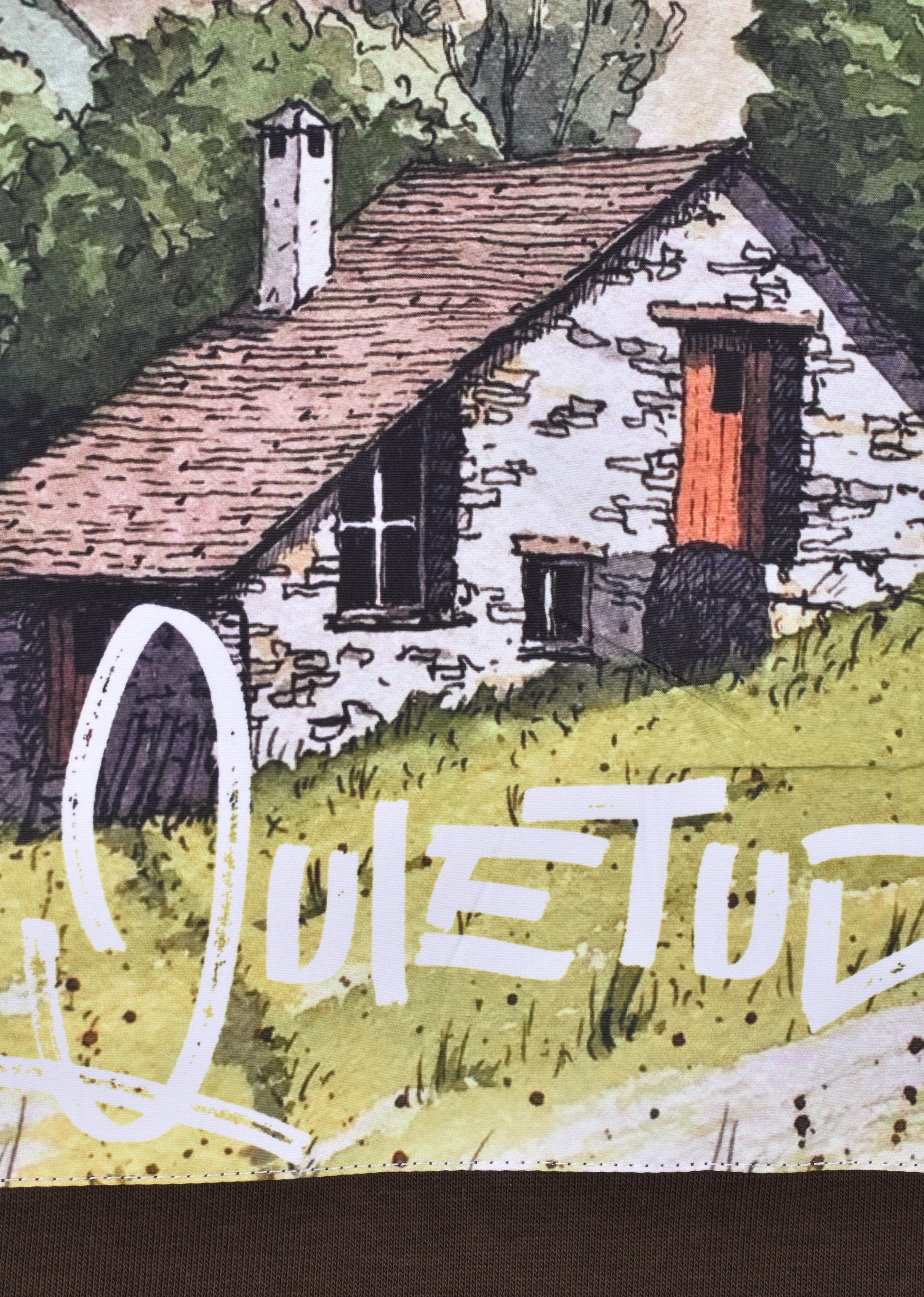 PRINTED PATCH HOODIE