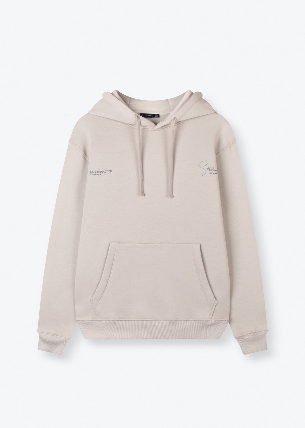 PRINTED PATCH OVERSIZE HOODIE