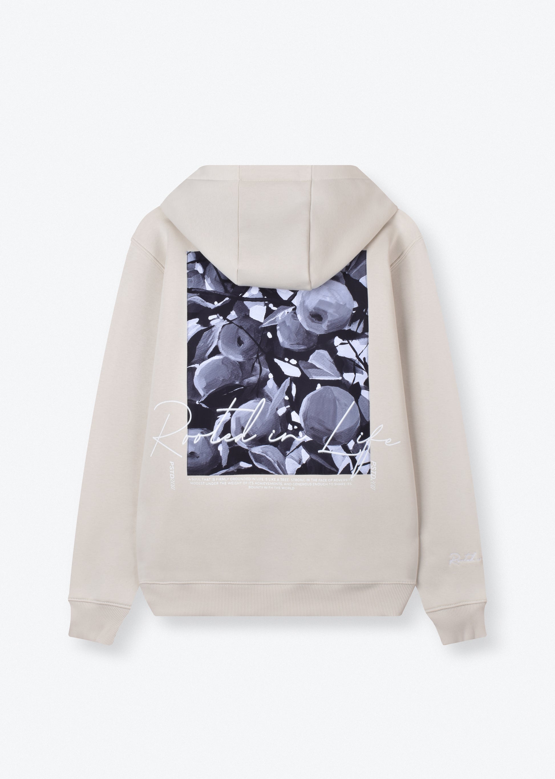 PRINTED PATCH HOODIE