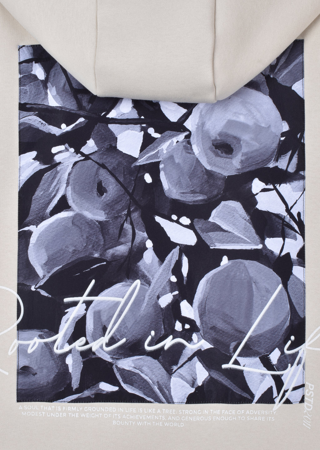 PRINTED PATCH HOODIE