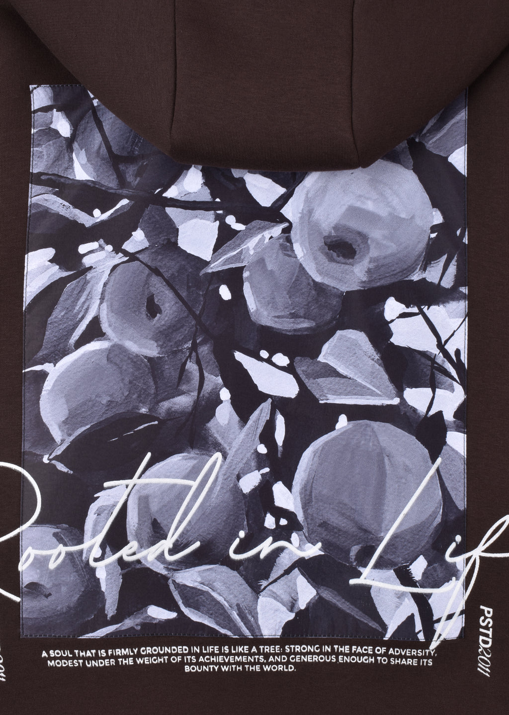 PRINTED PATCH HOODIE