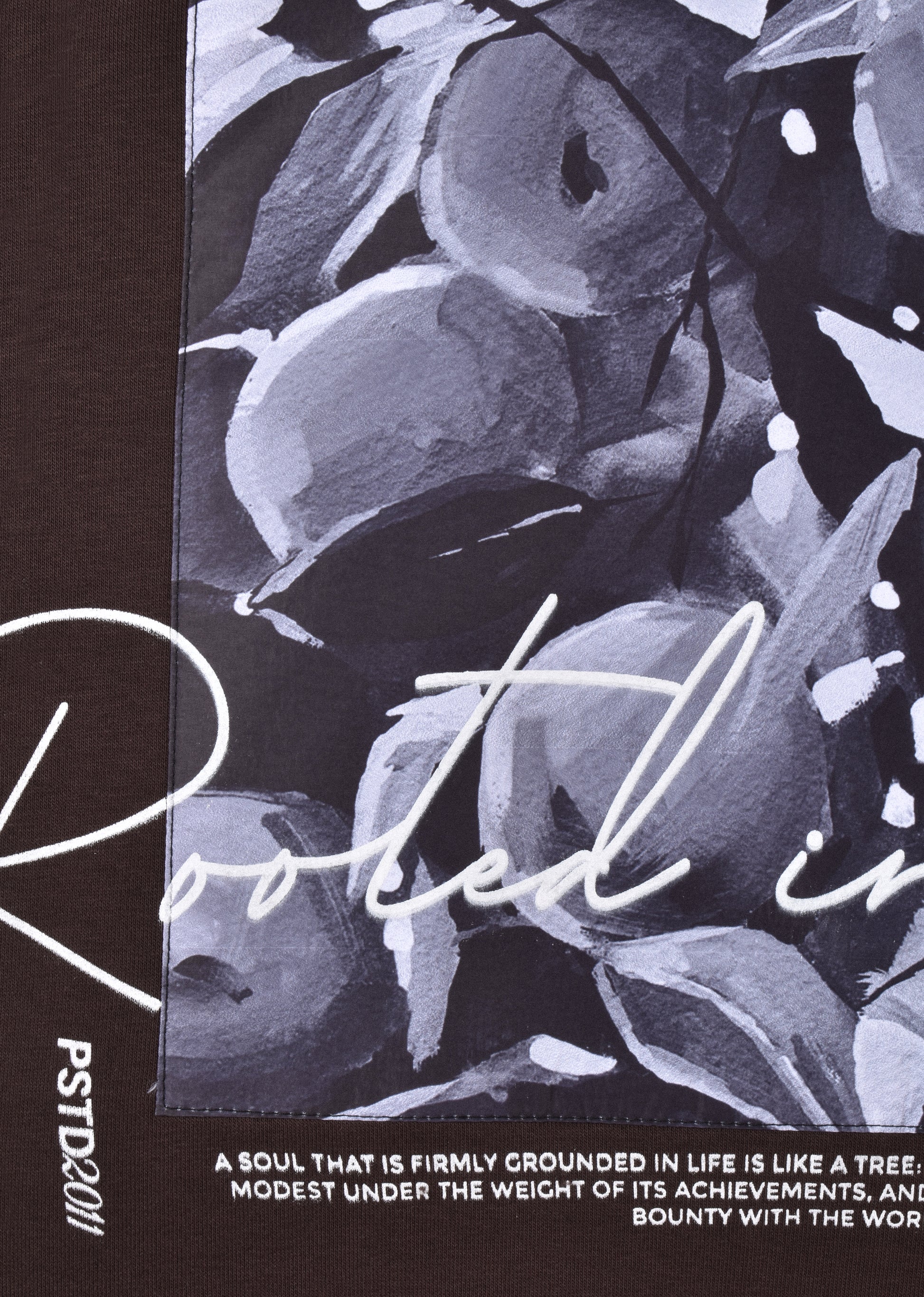 PRINTED PATCH HOODIE