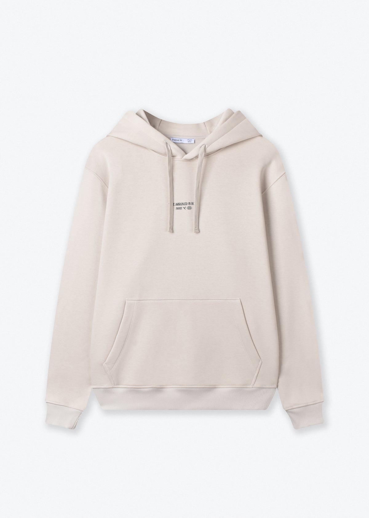 PRINTED PATCH OVERSIZE HOODIE