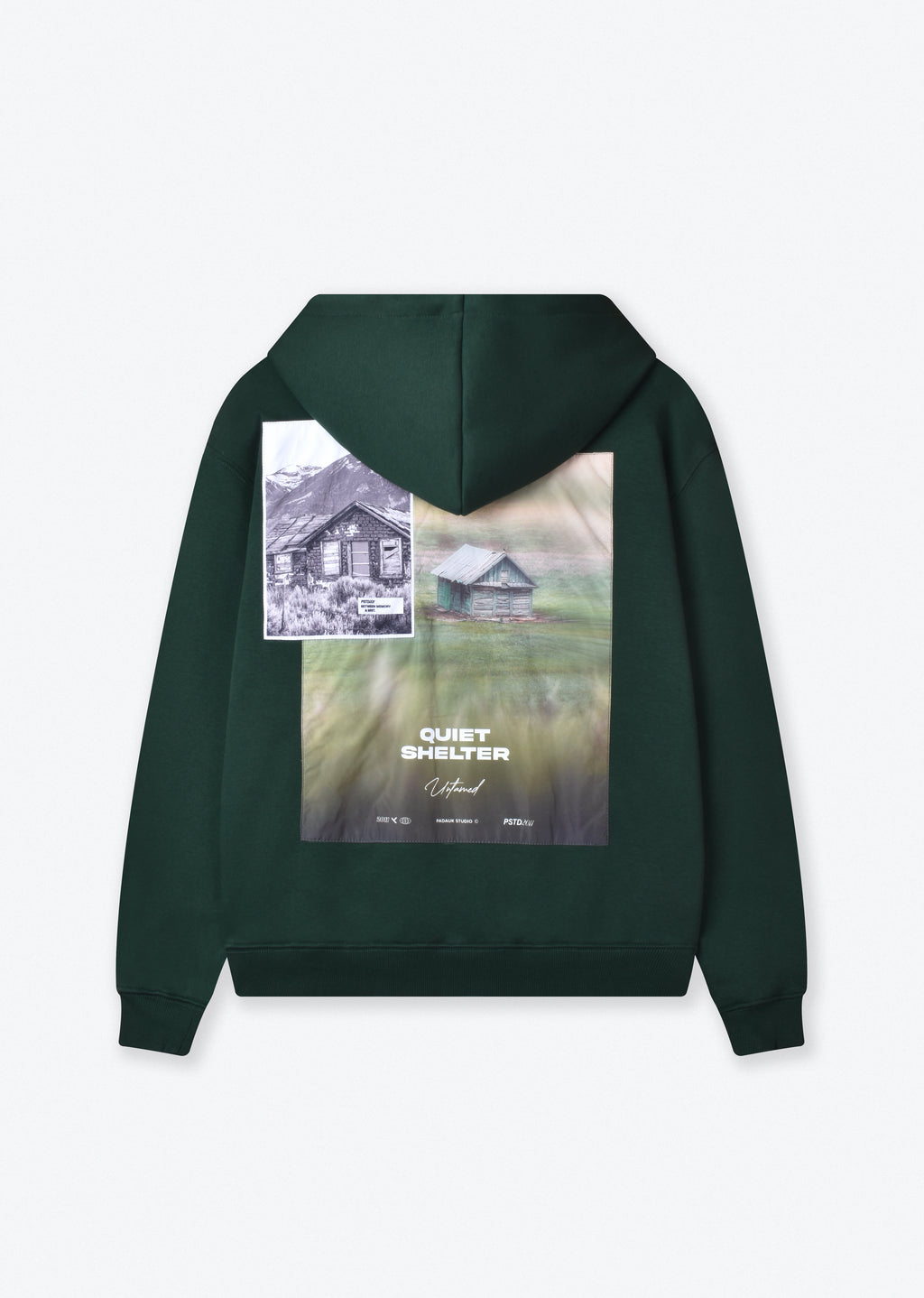PRINTED PATCH BOXYFIT HOODIE