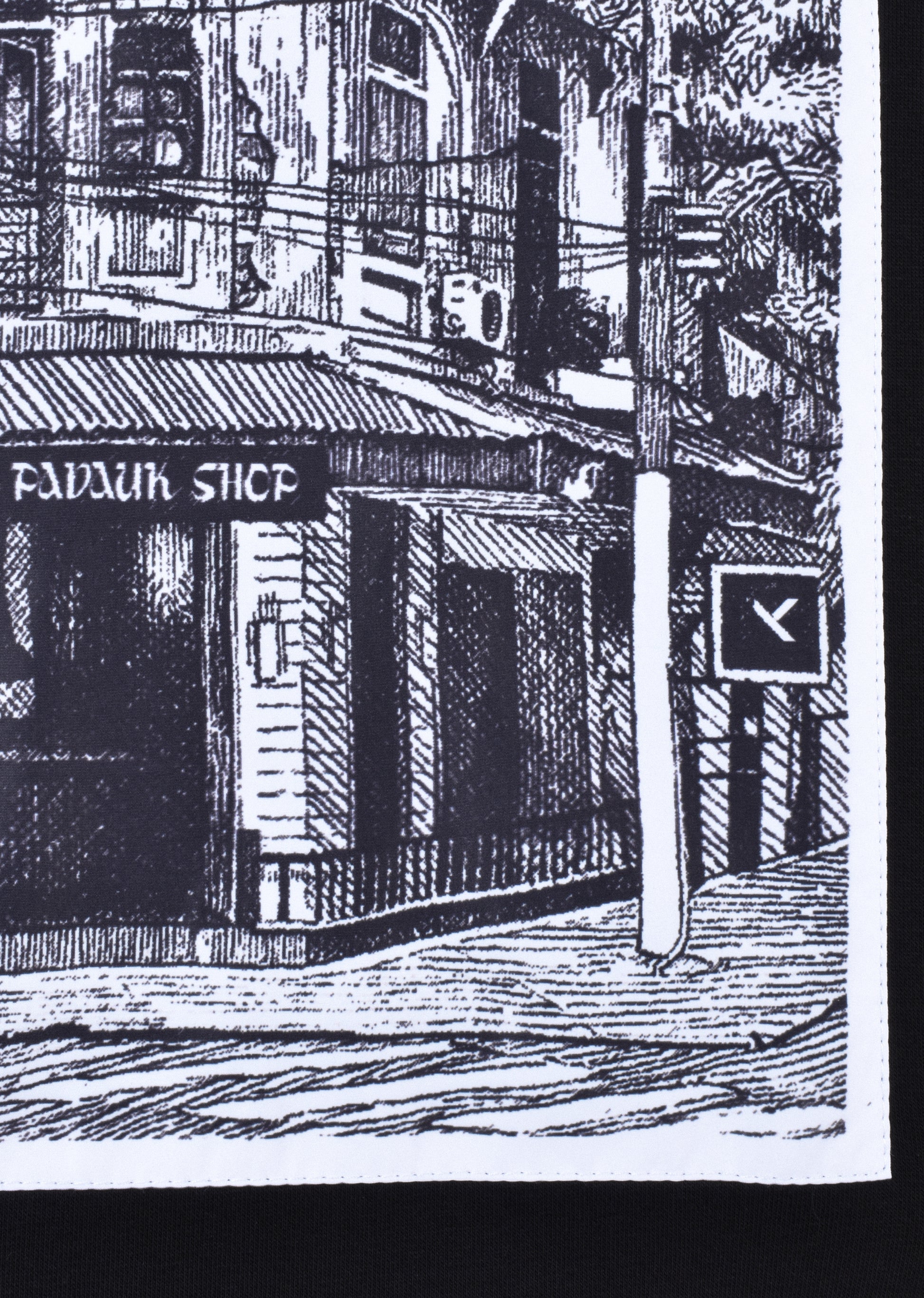 PRINTED PATCH OVERSIZE HOODIE