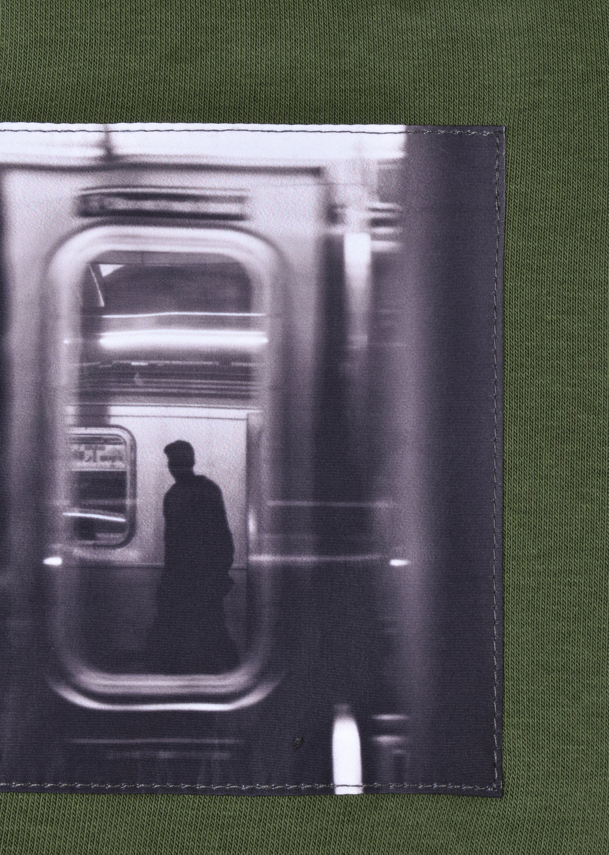 PRINTED PATCH BOXYFIT HOODIE