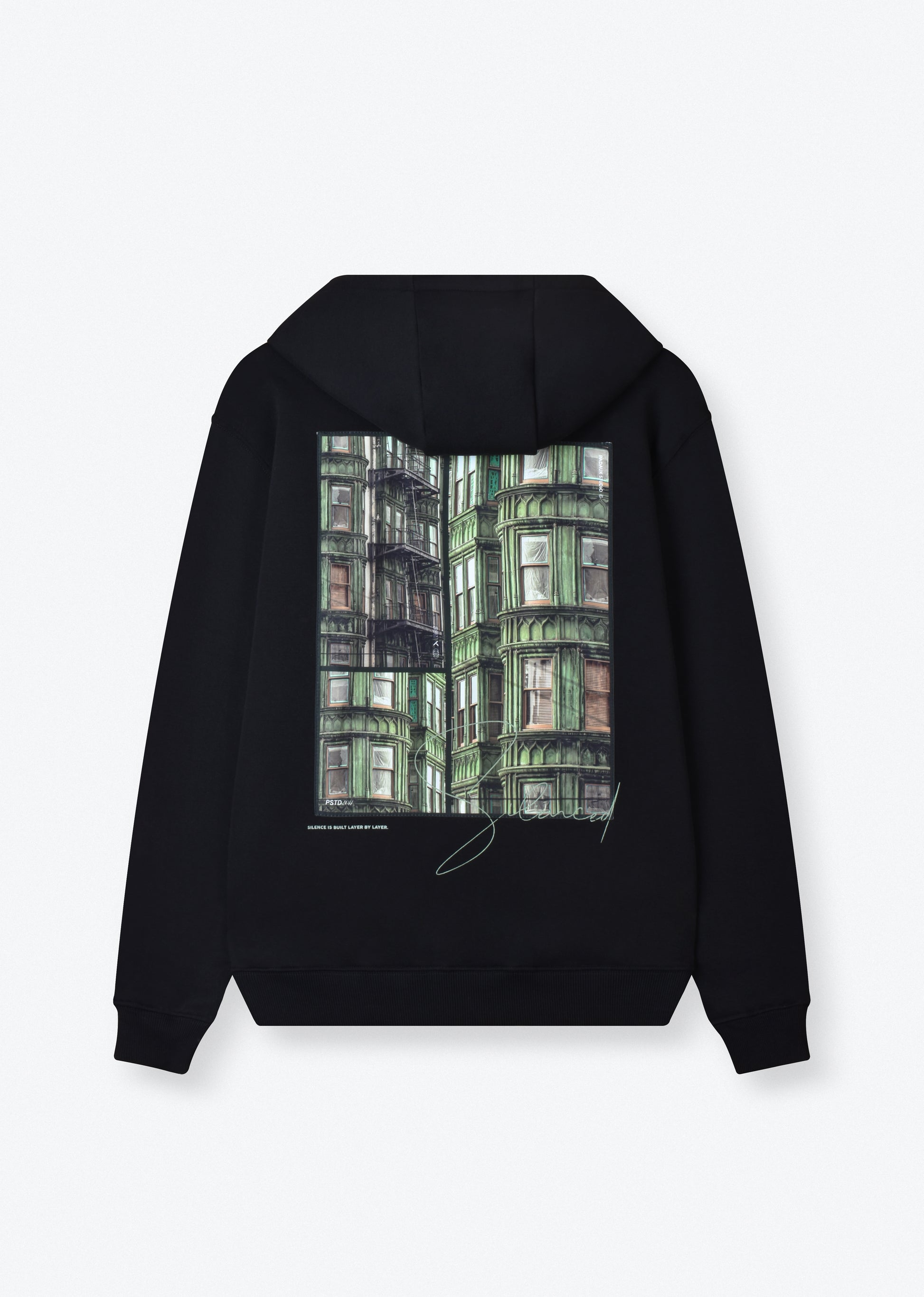 PRINTED PATCH OVERSIZE HOODIE