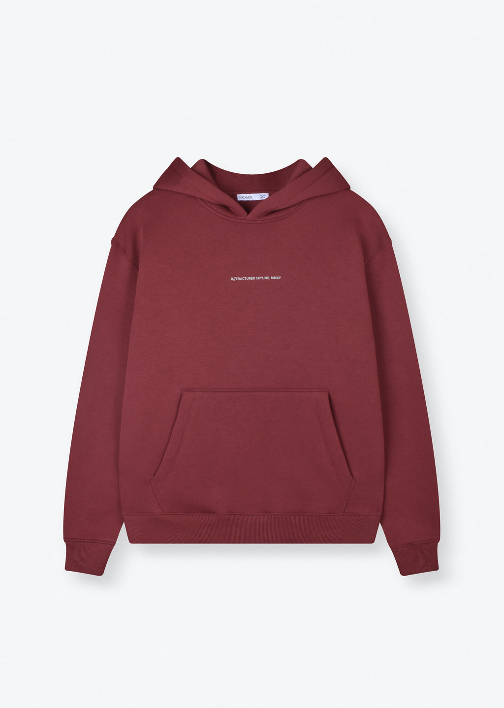 PRINTED PATCH BOXYFIT HOODIE