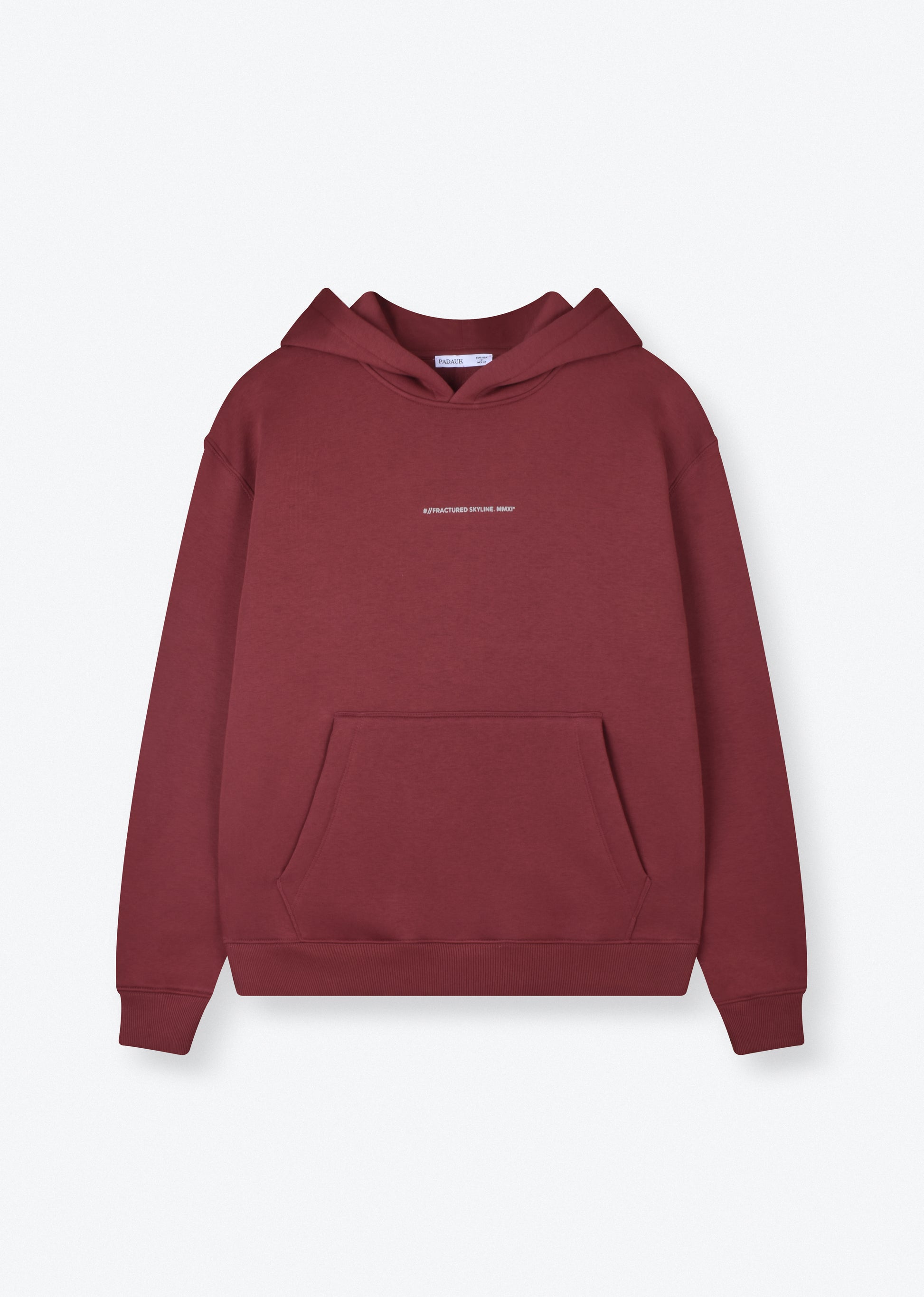 PRINTED PATCH BOXYFIT HOODIE