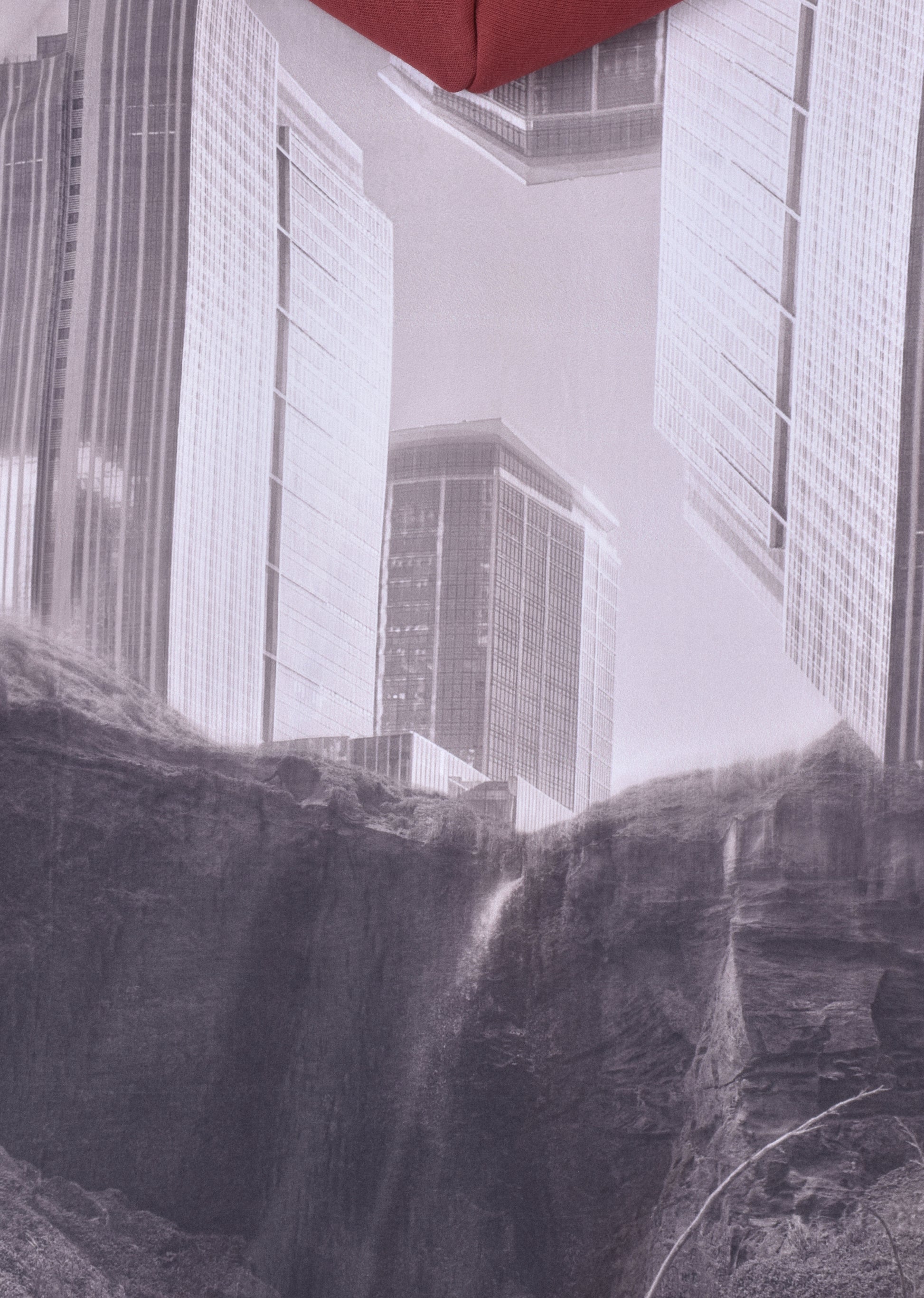 PRINTED PATCH BOXYFIT HOODIE