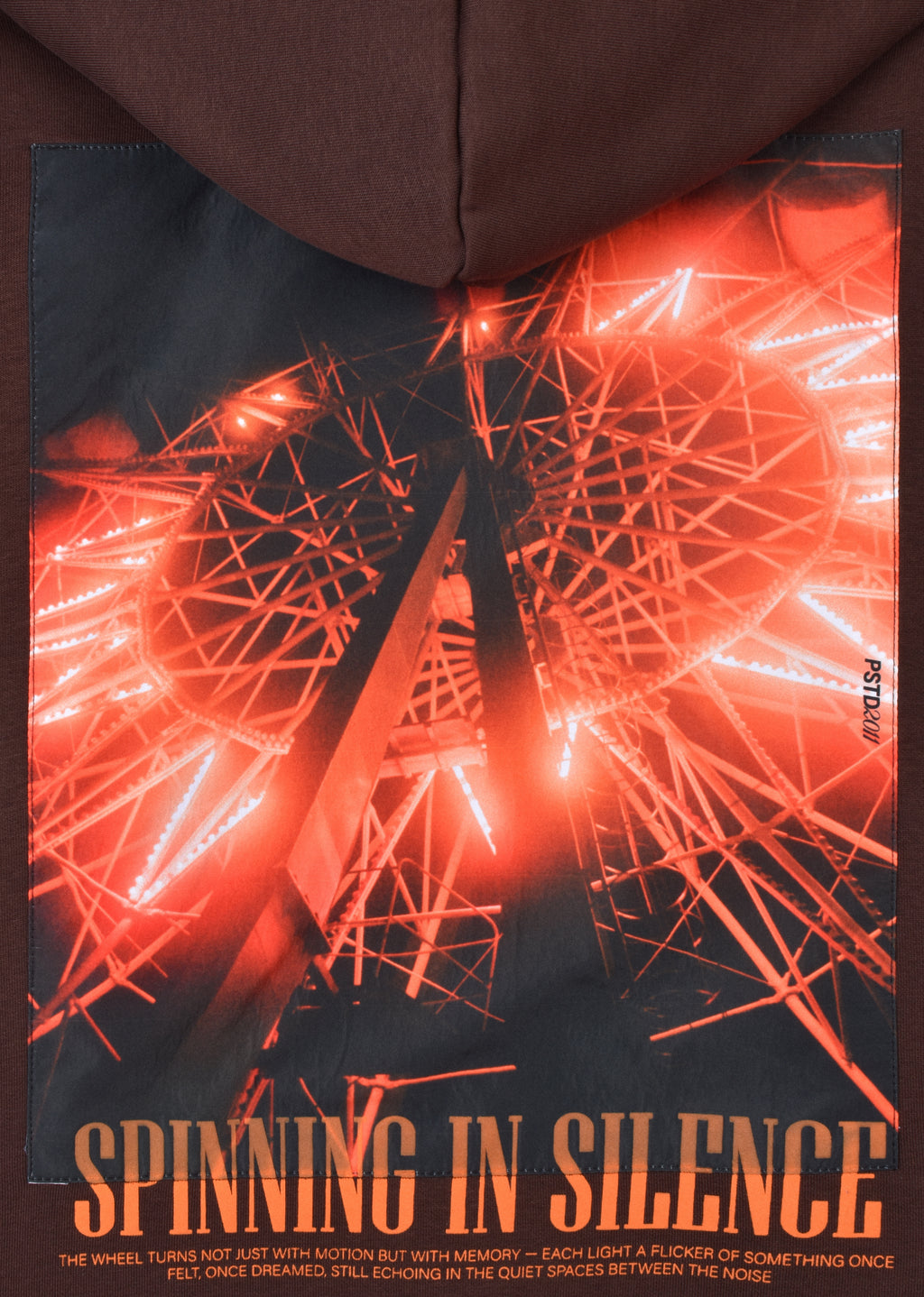 PRINTED PATCH HOODIE