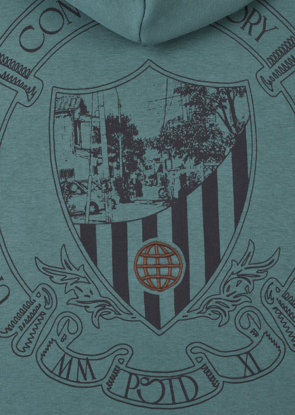 PRINTED BOXYFIT HOODIE