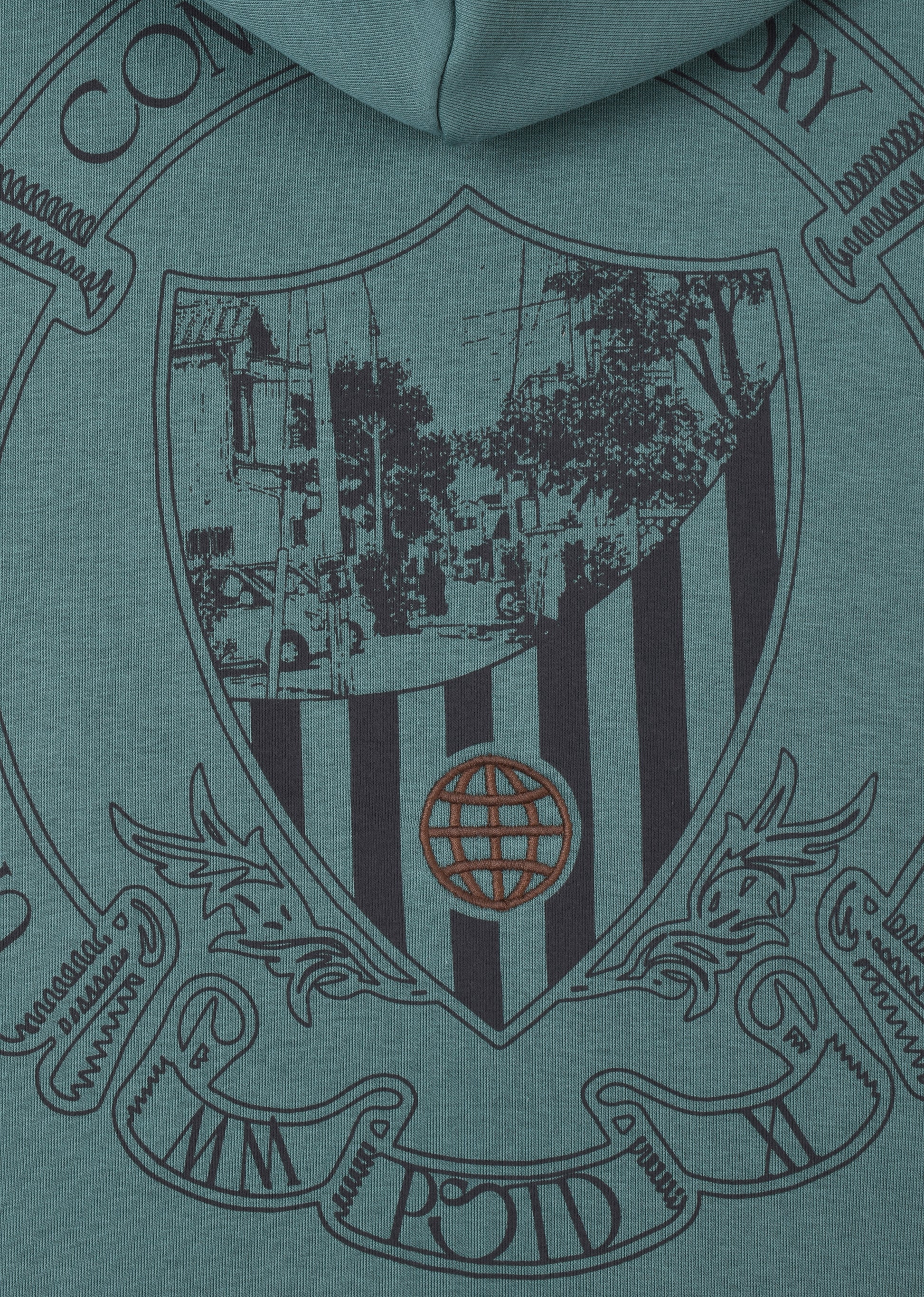 PRINTED BOXYFIT HOODIE