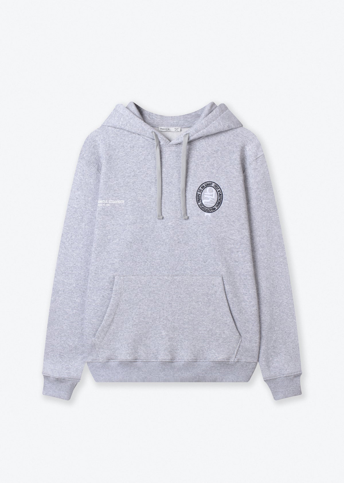 PRINTED PATCH OVERSIZE HOODIE