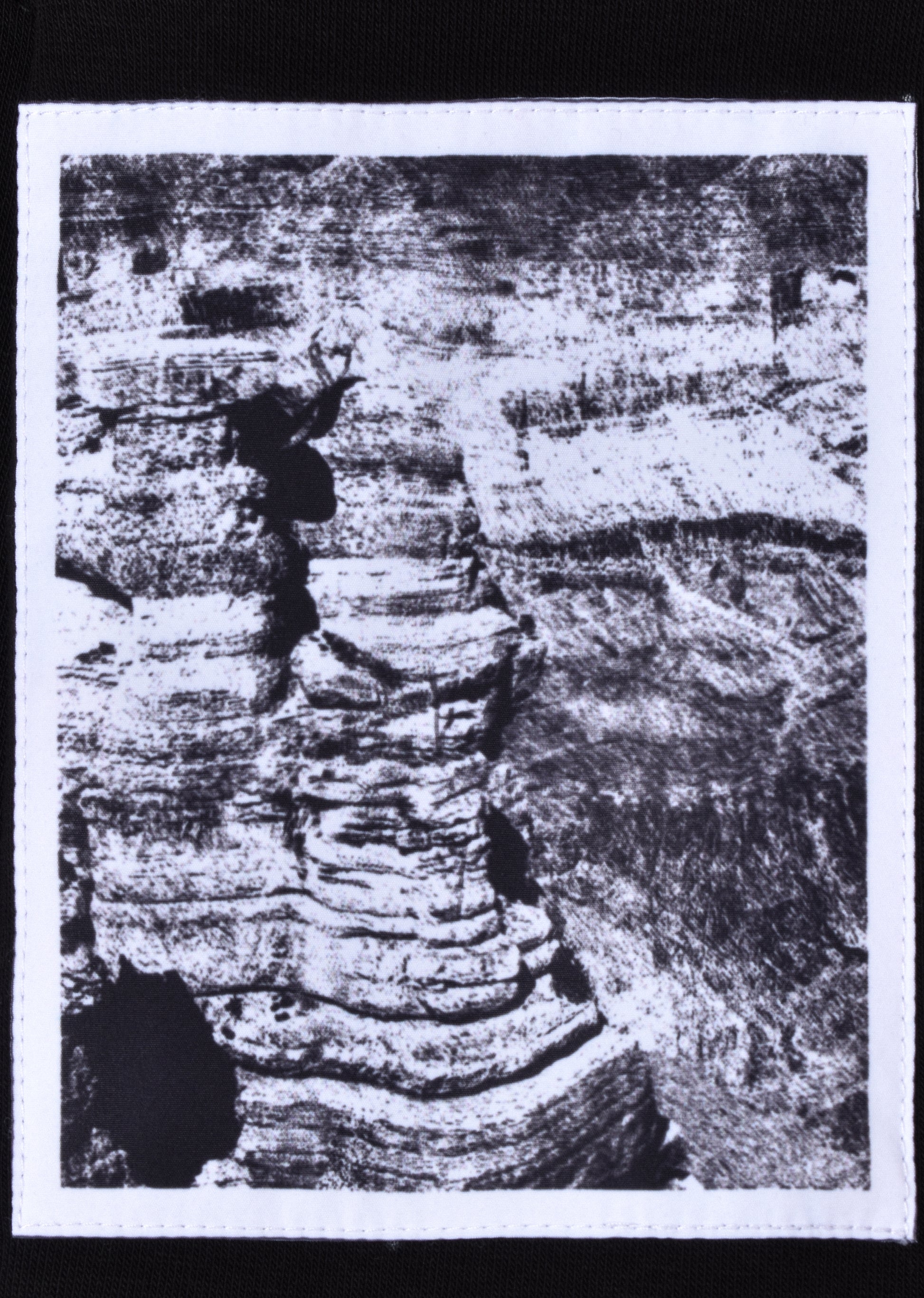 PRINTED PATCH SWEATSHIRT