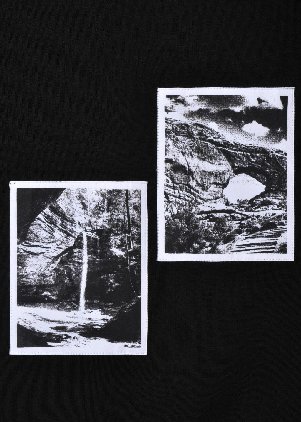 PRINTED PATCH SWEATSHIRT