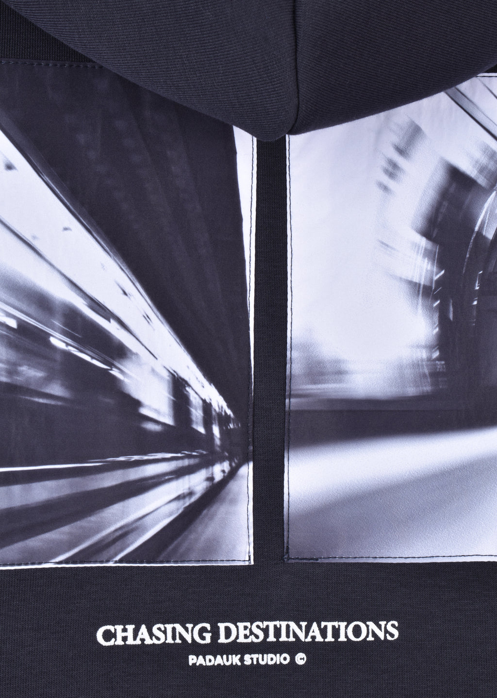 PRINTED PATCH HOODIE