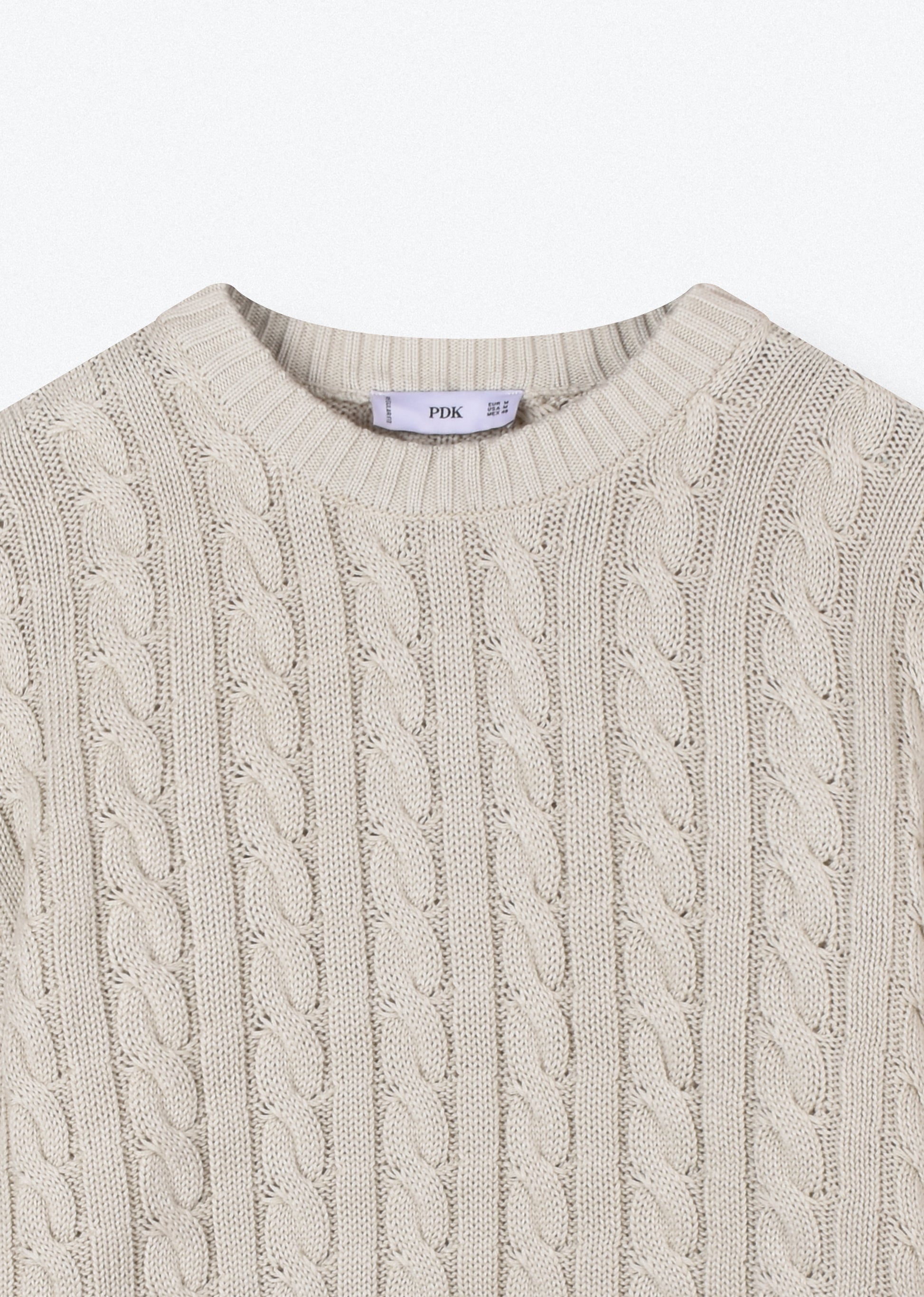 TEXTURED KNIT SWEATER